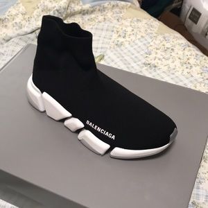 Balenciaga Sock Sneakers Speed 2.0 Light Clear Sole